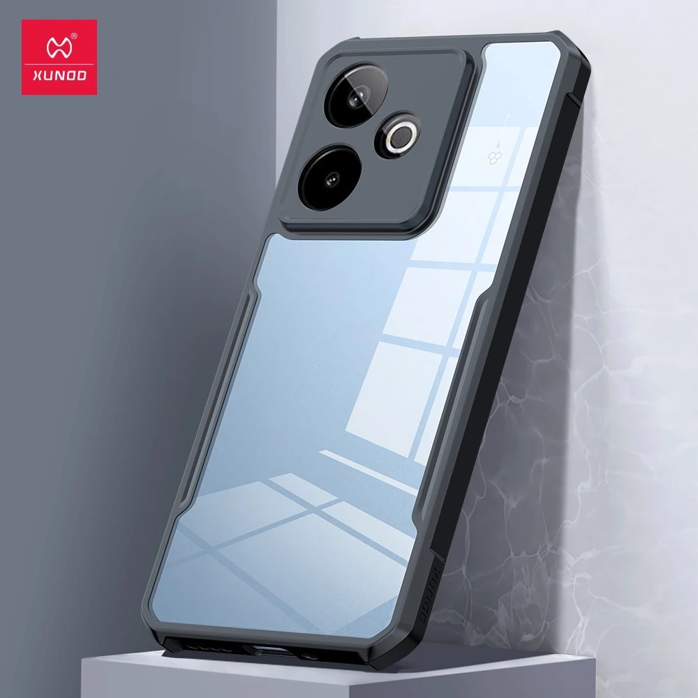 เคส XUNDD Realme GT7/ GT 7T - กันกระแทก ขอบสีดํา
