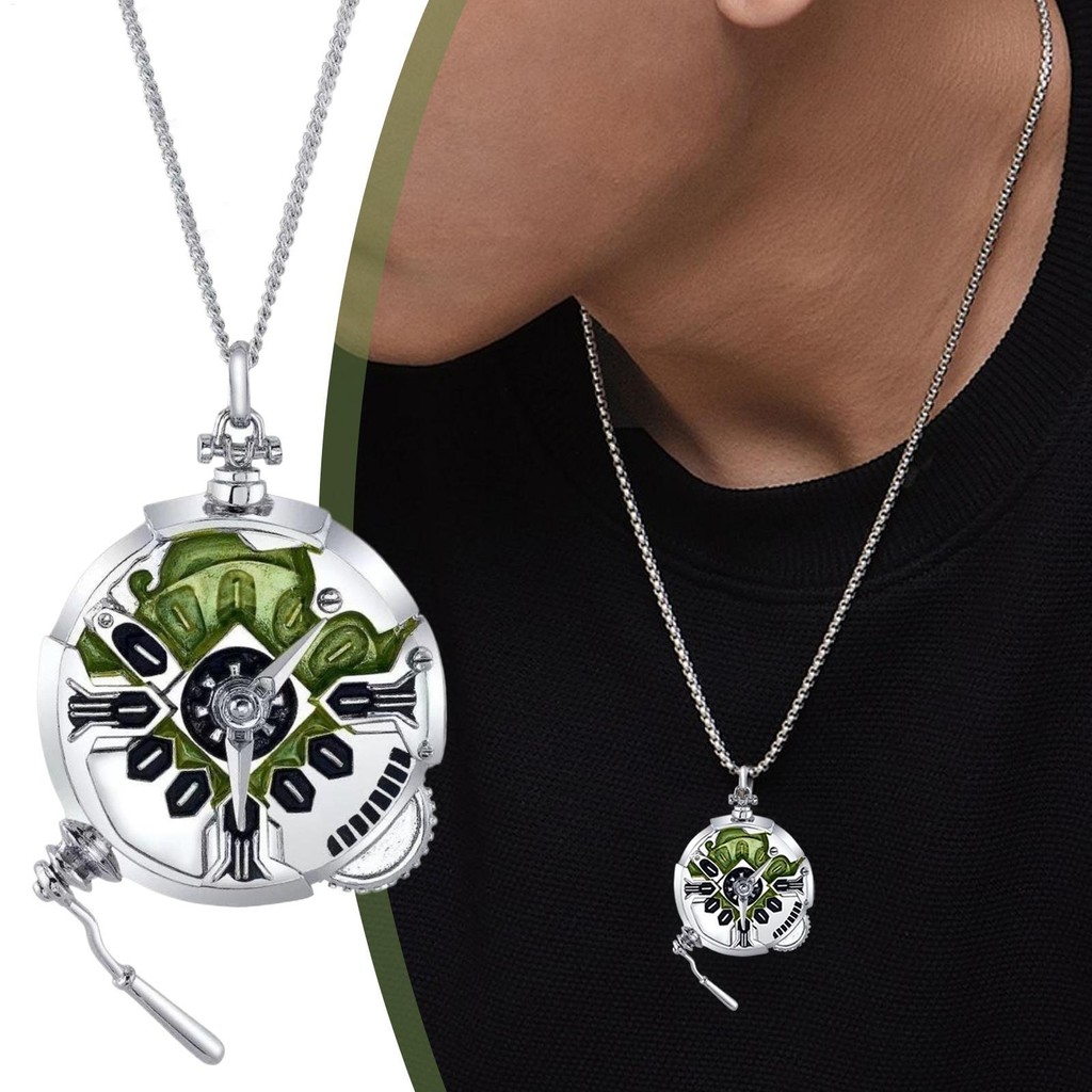 For Arcane：League of Legends Stopwatch Pendant Stop-Watch Pendant Props Stylish Stopwatch Necklace C