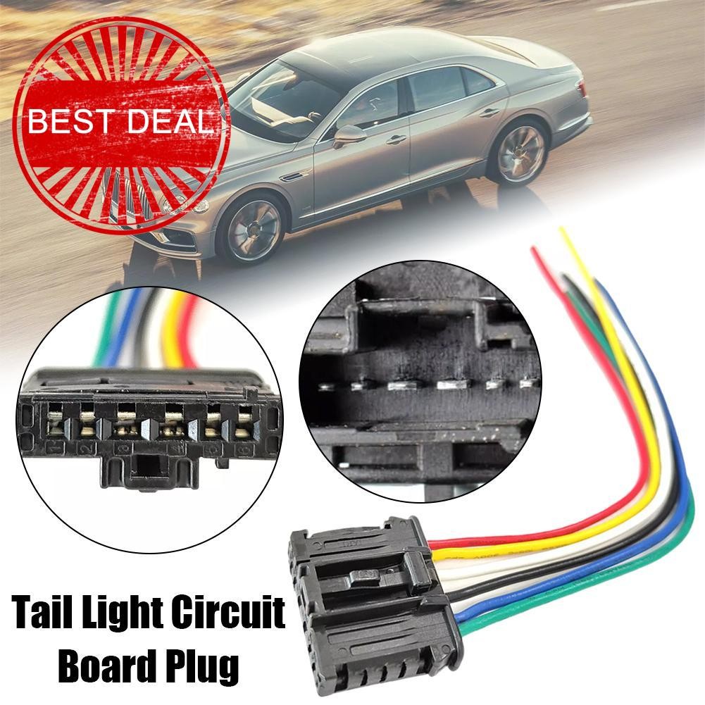 สําหรับ Peugeot 206 207 208 301 307 308 508 1007 2008 Expert 6pin ด้านหลังตัวเชื่อมต่อไฟ Partner L5b