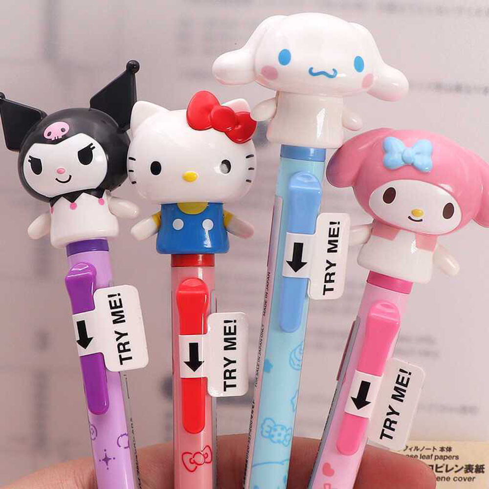 ปากกาเป็นกลางเครื่องเขียนลูกลื่นสร้างสรรค์การ์ตูนที่น่าสนใจน่ารัก