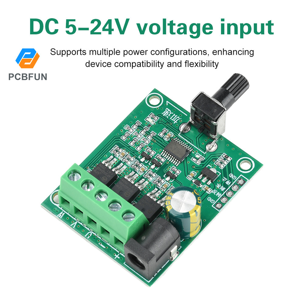 Pcbfun DC 5-24V 75W 3 เฟส DC มอเตอร์ไร้แปรงไดรฟ์บอร์ด ESC Hard Disk พัดลมมอเตอร์ Governor โมดูล