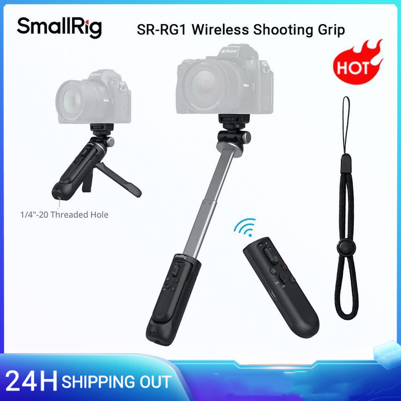 SmallRig SRRG2 ไร้สายยิง Grip Vlog ขาตั้งกล้อง Selfie Stick สําหรับ Sony A6700/ZVE10/A6400 สําหรับ C