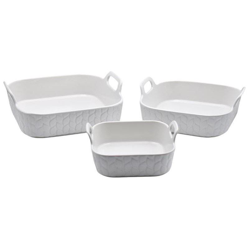 Temp-tations Carved Willow 3-Piece Serving Set