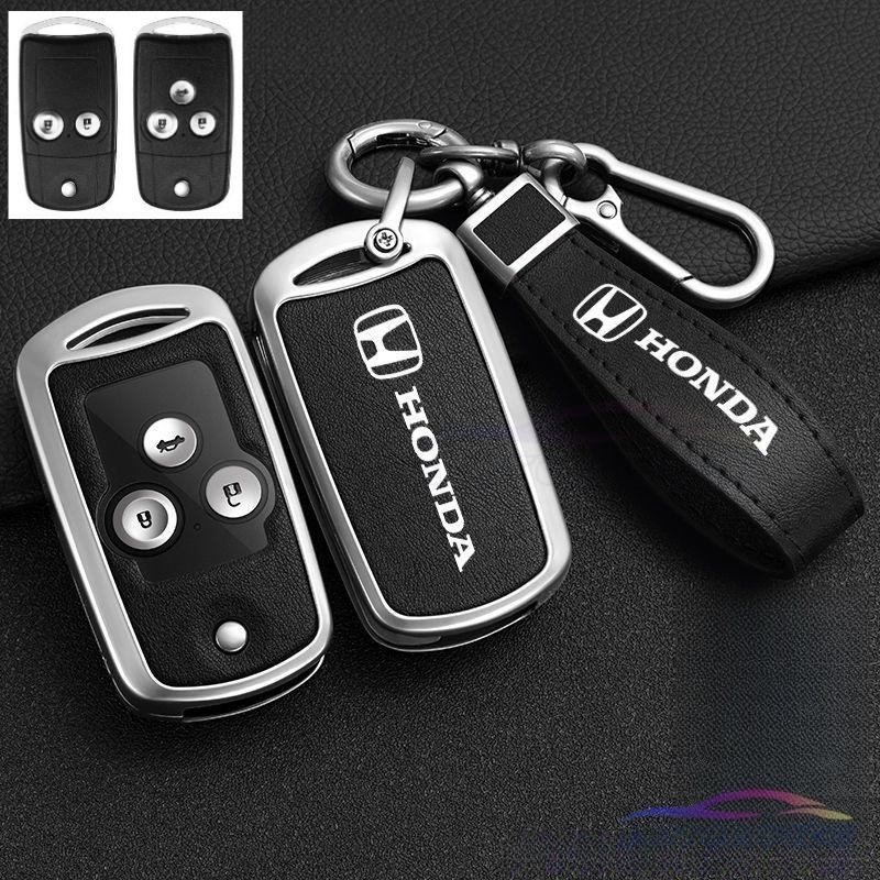 สังกะสีอัลลอยด์หนังรถ Remote Key สําหรับ Honda Civic 2012 Civic FB 2014 Accord G8 2012 CRV 4th Gen Flip Key Fob Shell Key ผู้ถือ