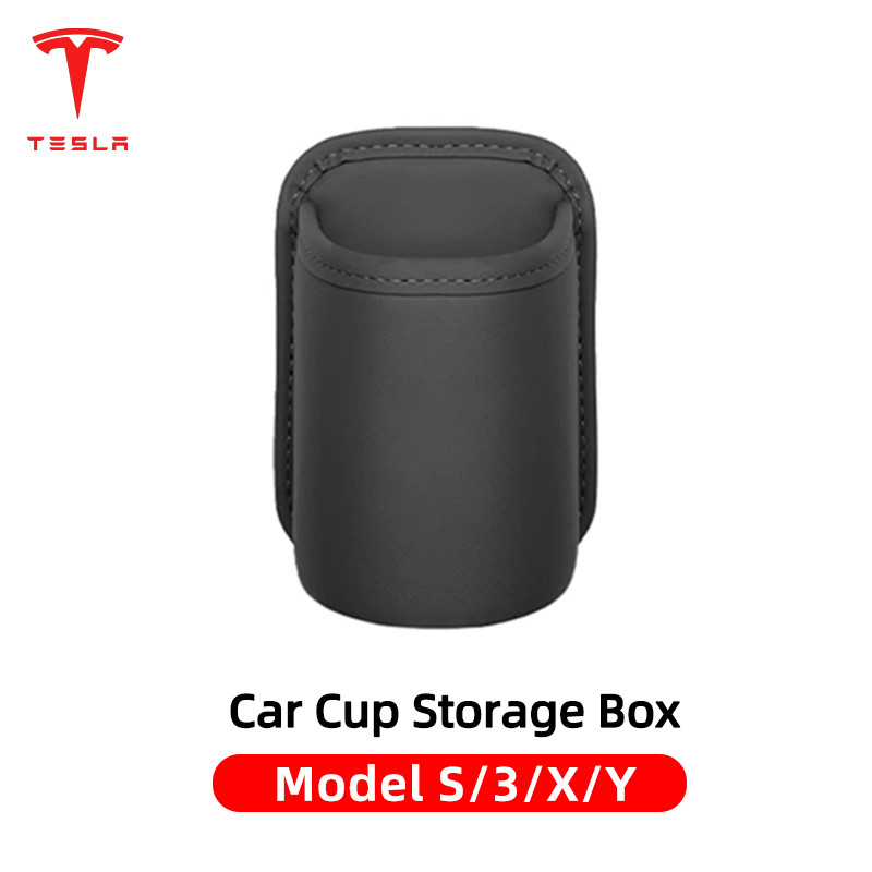 🚚จัดส่งจากไทย🚚 ที่วางแก้วประตูรถยนต์ กล่อง ออกแบบคลิปด้านหลัง Tesla Model S 3 X Yชั้นวางเครื่องดื่ม ถังเก็บ ออแกไนเซอร์