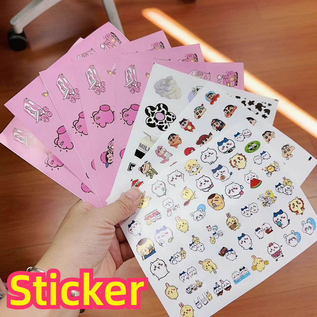 สติกเกอร์ PVC  ลายวัตถุ สไตล์เรโทร สําหรับตกแต่งสมุดภาพ อัลบั้มรูปภาพ แล็ปท็อป 1pcs กระเป๋าเดินทาง สมุดภาพ DIY.