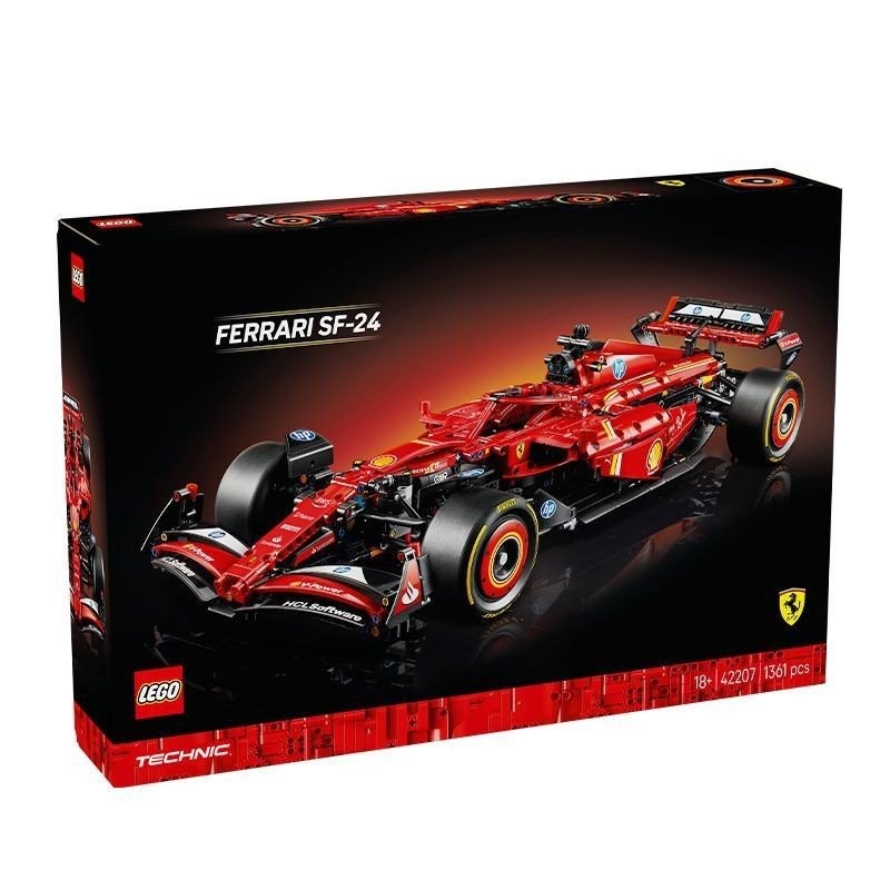 [รับประกันของแท้] LEGO (LEGO) Building Block Mechanical Set Series 42207 Ferrari F1 Formula Car TYAN