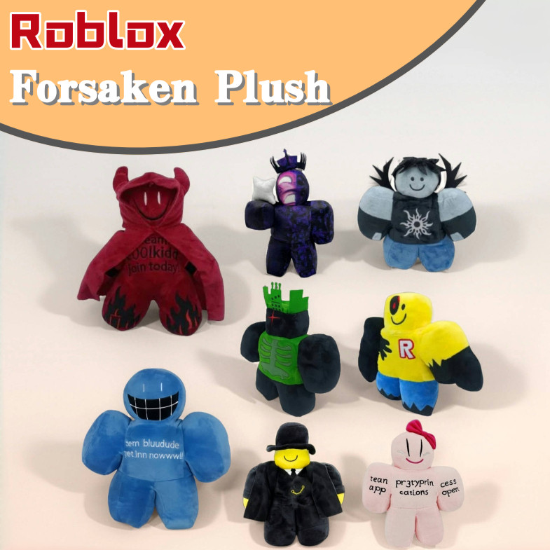 BCT✨โรบ็อกซ์ ของเล่น✨HOT Roblox Forsaken Plushie ตลก Forsaken Coolkidd TwoTime 1x1x1 ของเล่นตุ๊กตาให