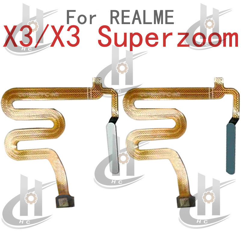 ลายนิ้วมือ Touch Sensor Finger Power Switch ON OFF ปุ่มด้านข้าง Key Flex สําหรับ Realme X3 / X3 / X50 / X50M Superzoom RMX2086