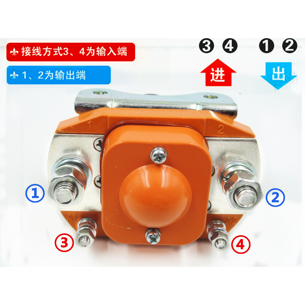 MZJ-400A/006 24V DC Contactor รถยนต์ไฟฟ้ารถยกไฟฟ้าแบตเตอรี่รถยนต์ DC Power Control