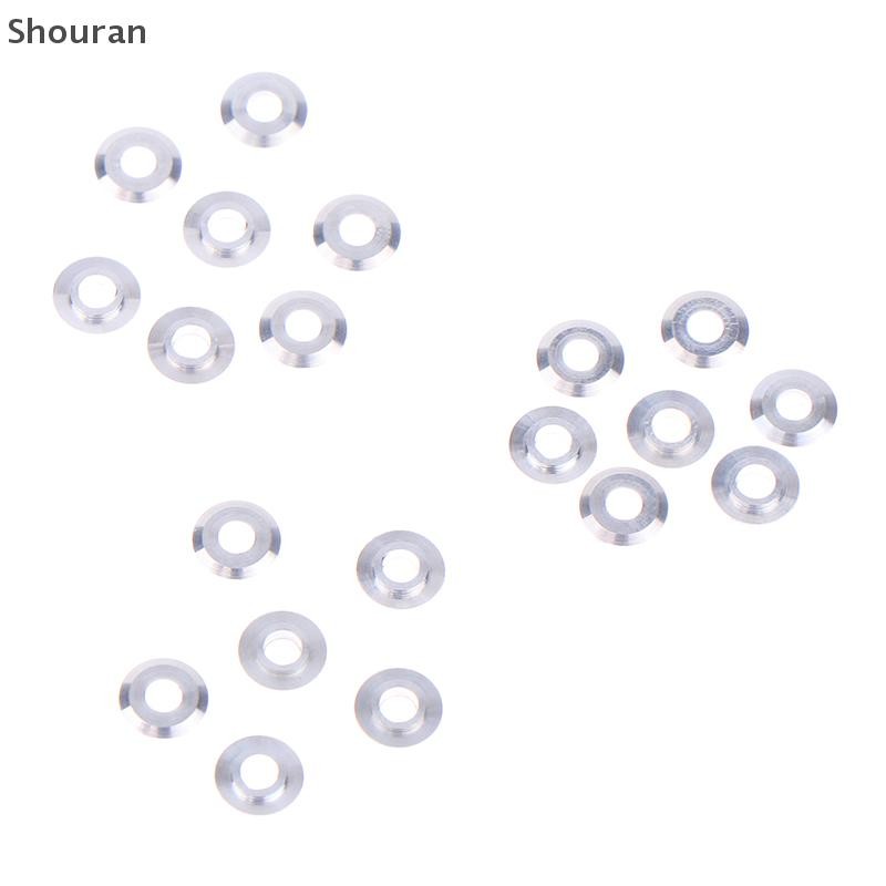 (niangben888) 20PCS Mini Metal Washer ปะเก็น Shim Spacers สําหรับ 520 Ball Bearing Guide ล้อ Roller 