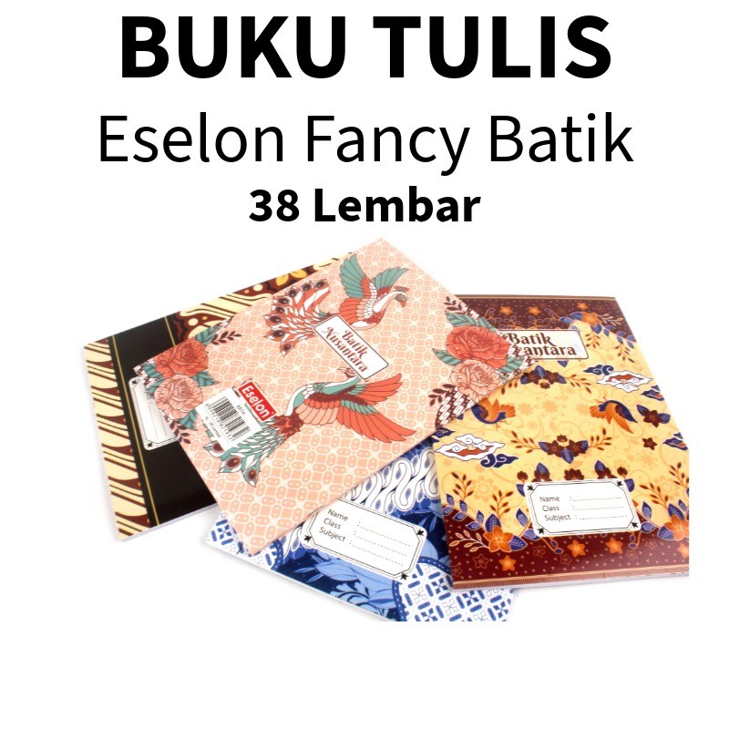 ❤️️สมุดโน๊ต Echelon 38 LBR BATIK 10 ชิ้น / สมุดบันทึก Echelon 38LBR 1 แพ็ค❤️️