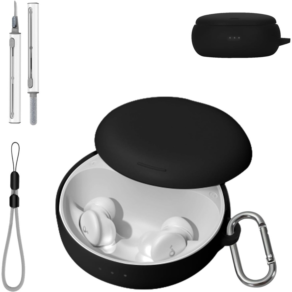 ANKER สําหรับ อังเกอร์ ซาวด์คอร์ นอน ก30 กรณีปกพร้อมชุดทําความสะอาด,ผิวนุ่มซิลิโคนกรณีปก,เคสป้องกันเ