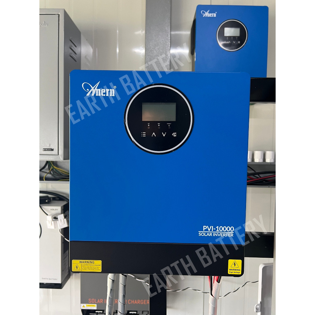 ตู้รุ่นใหม่ Hybrid inverter10kw on/offgrid ระบบผสมไฟไม่ใช้แบตเตอรี่ ลดค่าไฟกลางวัน ยี่ห้อ Anern