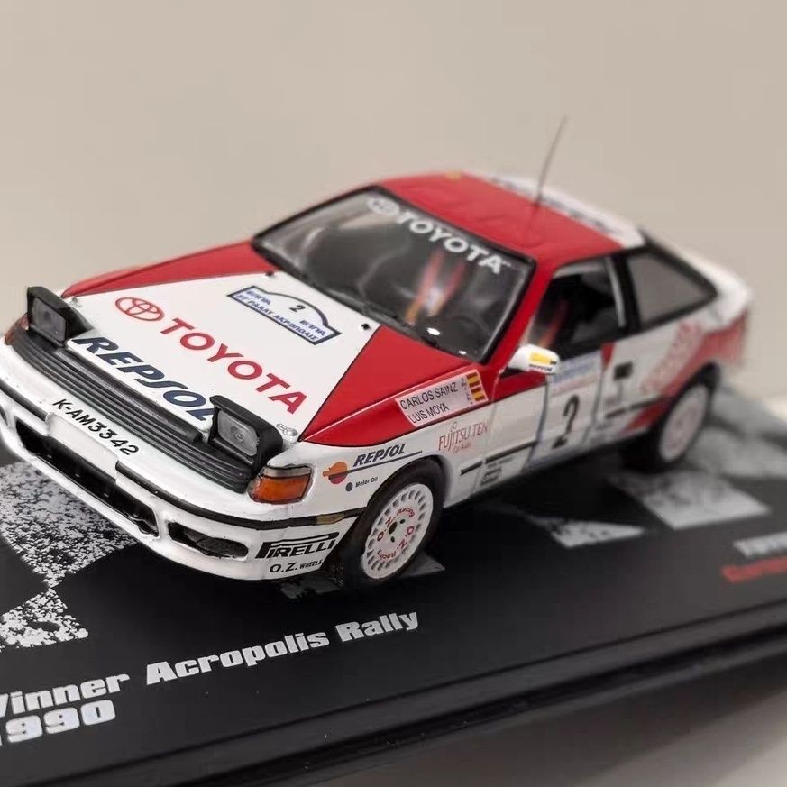 IXO 1/43 TOYOTA CELICA GT-4 #2 1990 โมเดลรถ Toyota Rally
