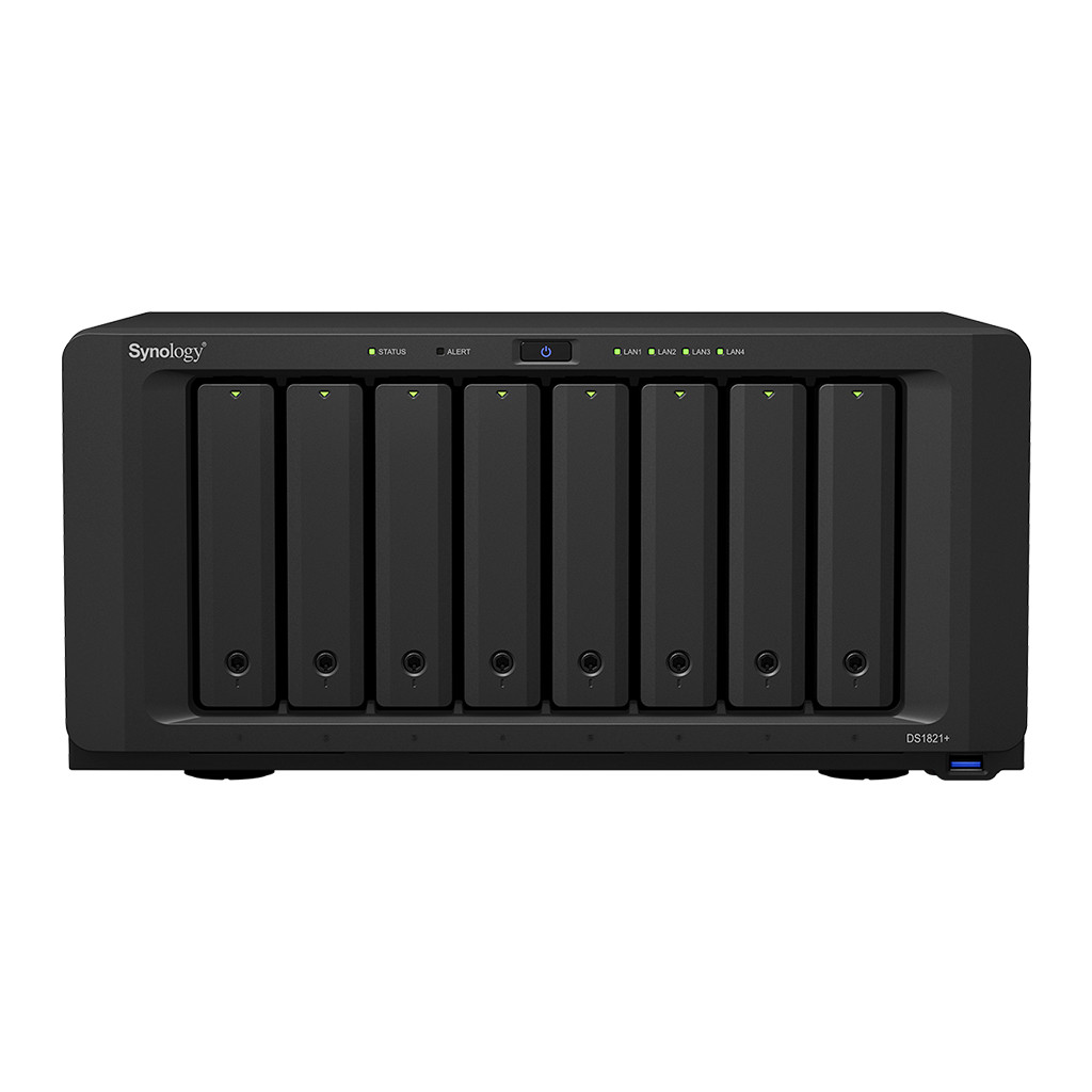 Synology Synology DS1821+NAS หน่วยความจําเครือข่ายเซิร์ฟเวอร์ Cloud Storage ds1819+อัพเกรด