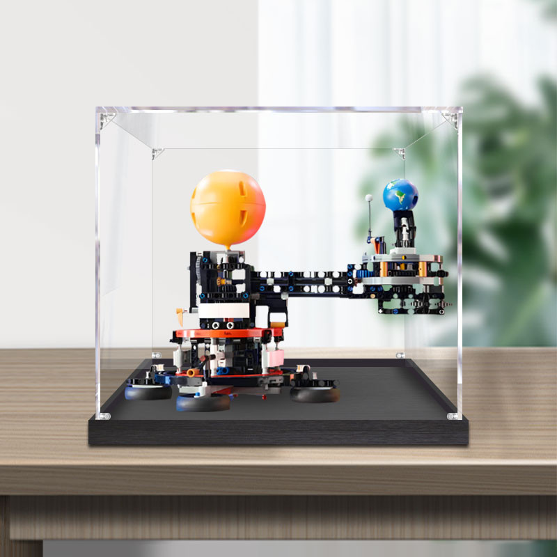 [กล่องแสดงโปร่งใส] กล่องแสดงอะคริลิคเหมาะสําหรับเลโก้ 42179 แผ่นดินและดวงจันทร์ติดตามการดําเนินงานรู