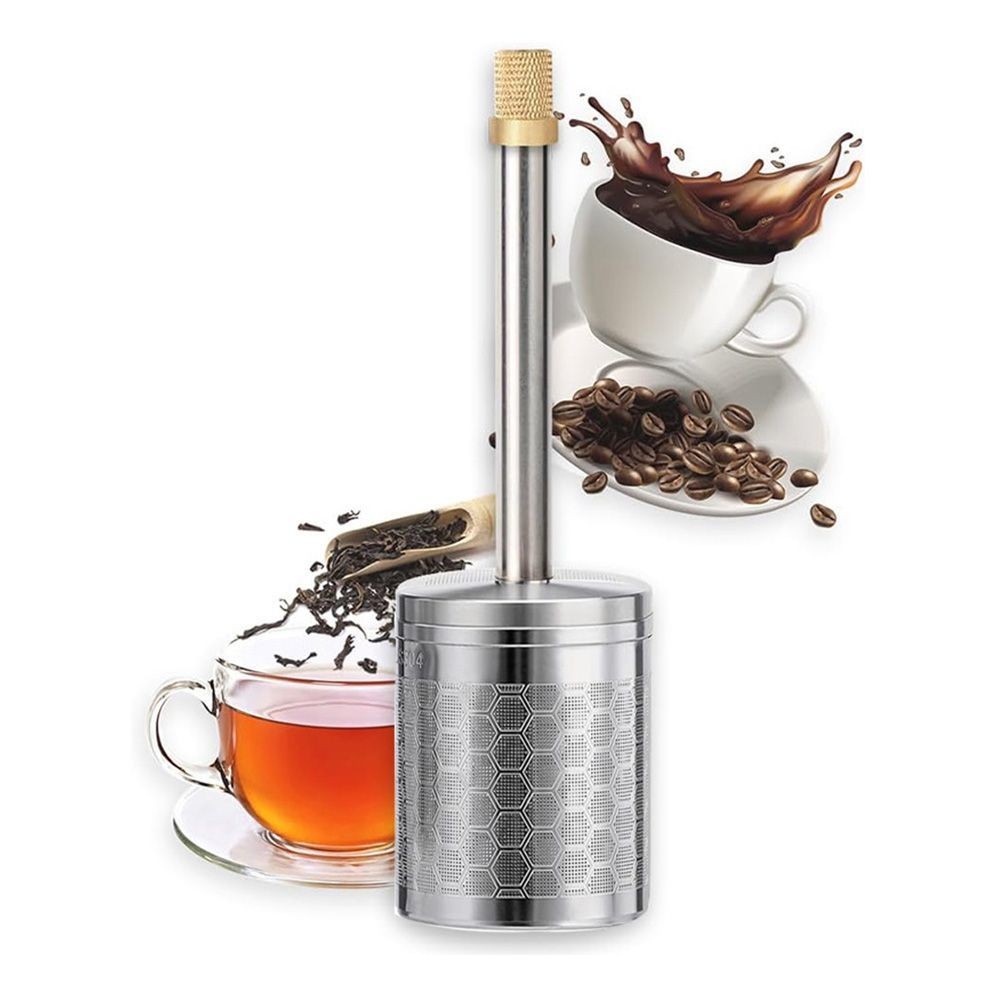 Coffee remai8cc Filter Mesh Tea Strainer Squeeze Type Small Hole#Tea Strainer