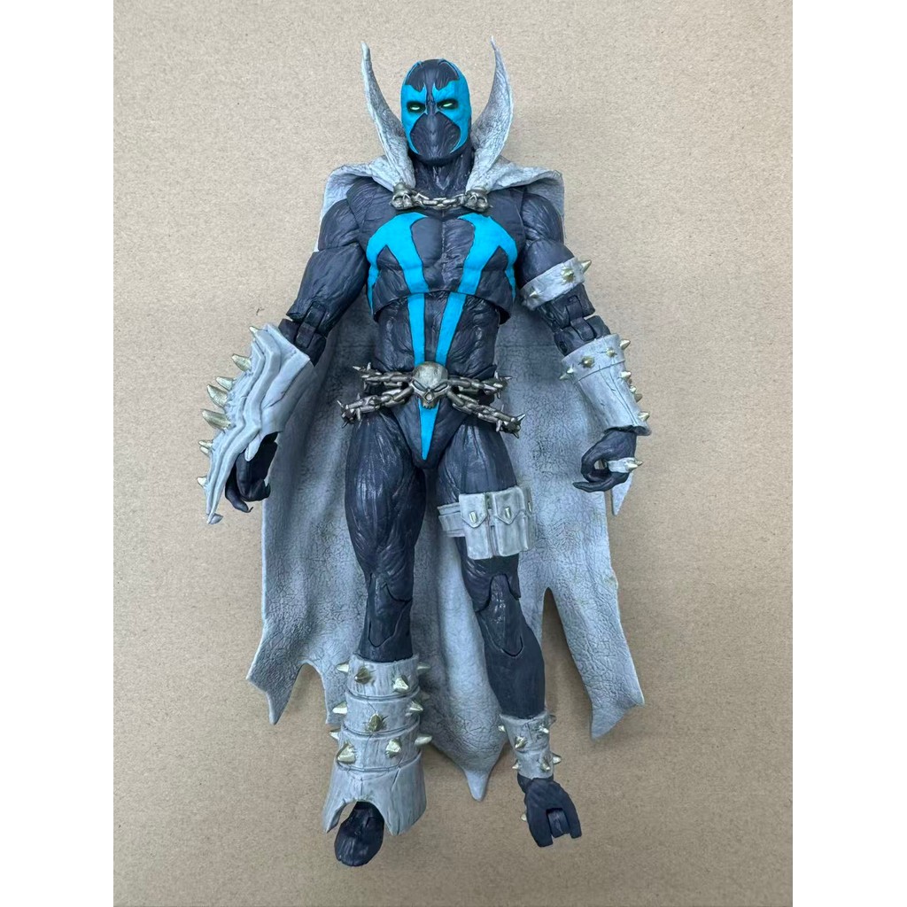(ไม่มีกล่อง เฉพาะเรือนร่าง) McFarlane Mortal Kombat Spawn Blue Action Figure