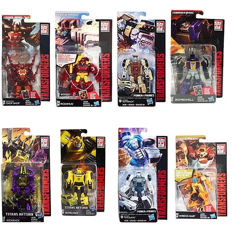 ใหม่ Hasbro Transformers IDW Commander G Series Cliffjumper Bumblebee Wind Charger Wreck Brawn-Gar ต