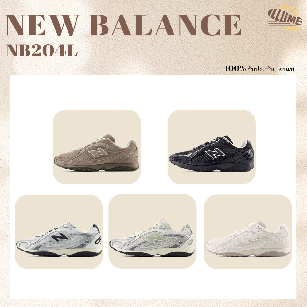 🌼พรีออเดอร์ นำเข้าจากเกาหลี[รับประกันของแท้100%] New Balance 204L สินค้าของแท้ รองเท้าผ้าใบ มีแถมเชื