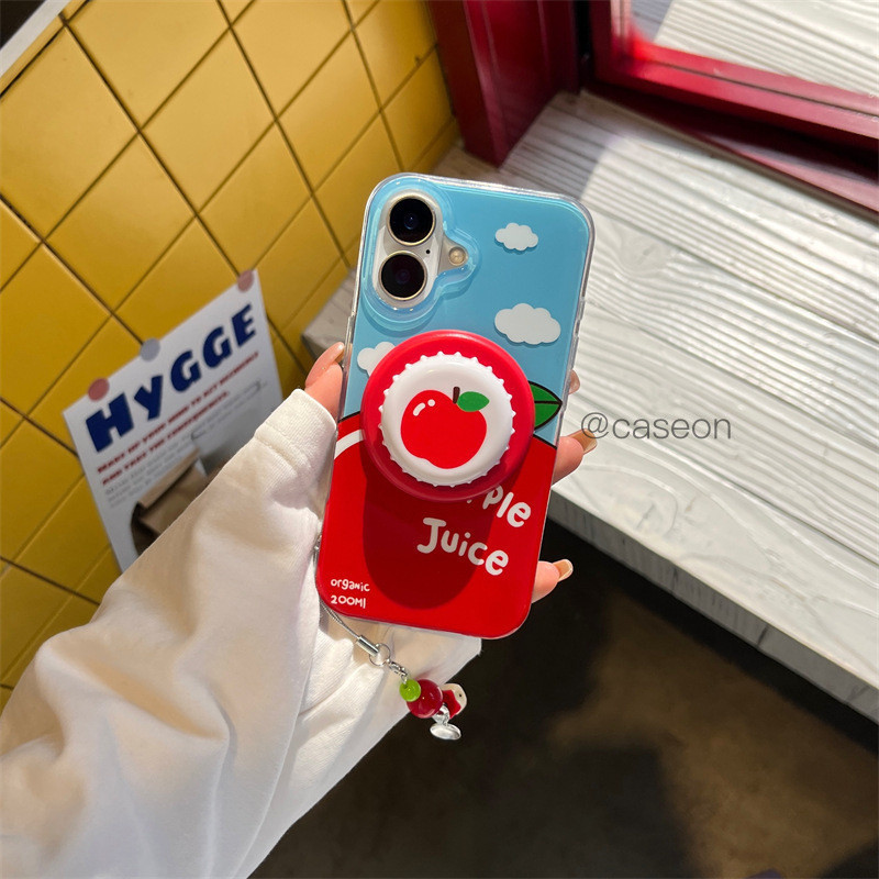 เคสโทรศัพท์แฟชั่นน่ารักแบบมีขาตั้งแม่เหล็กสำหรับ iPhone 15 14 13 16 Pro Max 14pro 13pro 16pro 15pro 16promax ปกป้องแข็งแบบกลิตเตอร์เรียบง่ายใส