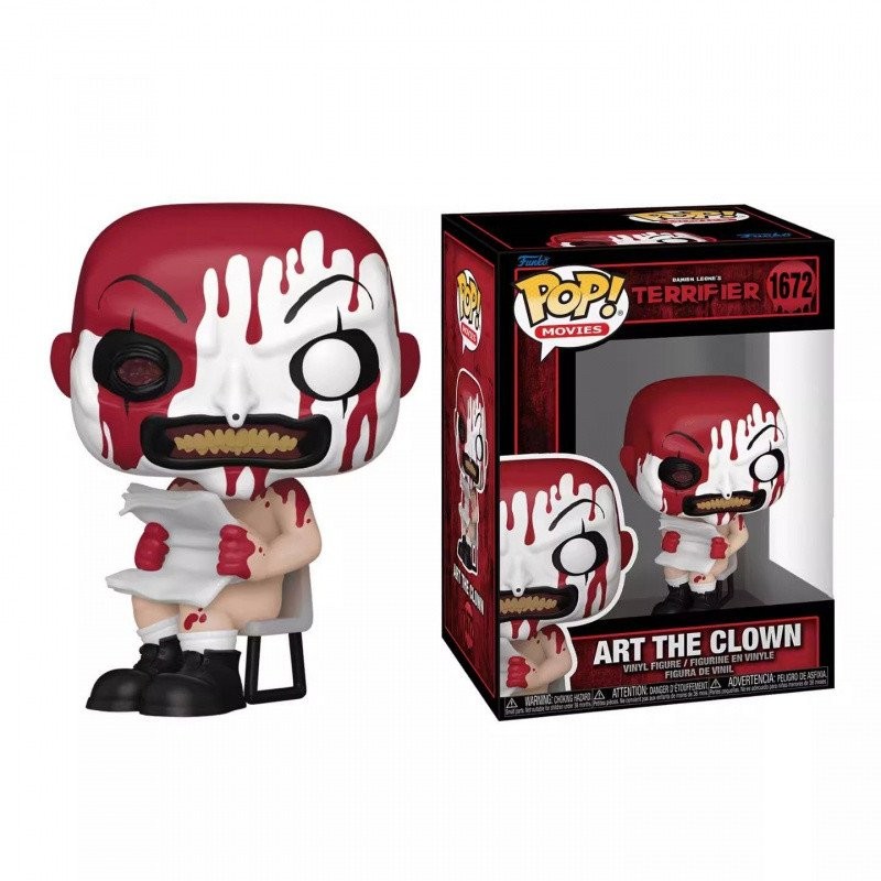 พร้อมสต็อก Funko POP Funko Clown Art Horror Merchandise HAND-made อินเทรนด์เล่นเดสก์ท็อปตกแต่งของขวั