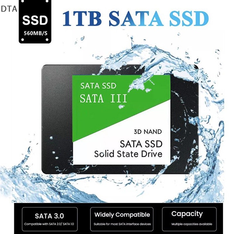 SSD 120GB 240GB 480GB 1TB SATA3 ไดรฟ์ Solid State ขนาด 2.5 นิ้วเหมาะสําหรับคอมพิวเตอร์แล็ปท็อป