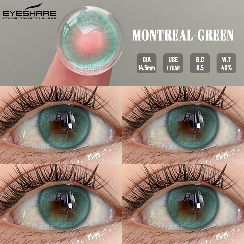 【COD】Eyeshare 1 คู่  MONTREAL สีน้ำตาล คอนแทคเลนส์สี คอนแทคเลนส์ธรรมชาติ ตา ซอฟต์เลนส์ รูม่านตา - รูปที่ 5