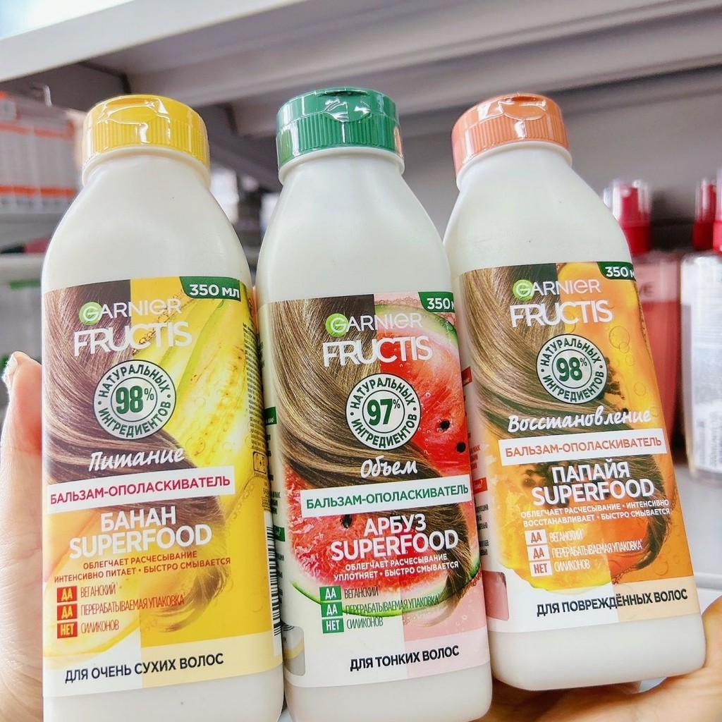 Imported Repair Organic Moisturizer9cc96%Conditioner Volumizing Extract Garnier Russian Hair Care Fr