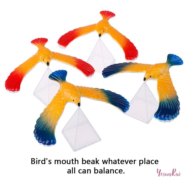 YosunRui] 1 ชุด Balancing bird + pyramid magic ฟิสิกส์วิทยาศาสตร์ตรัสรู้ของเล่นเด็กของขวัญใหม่