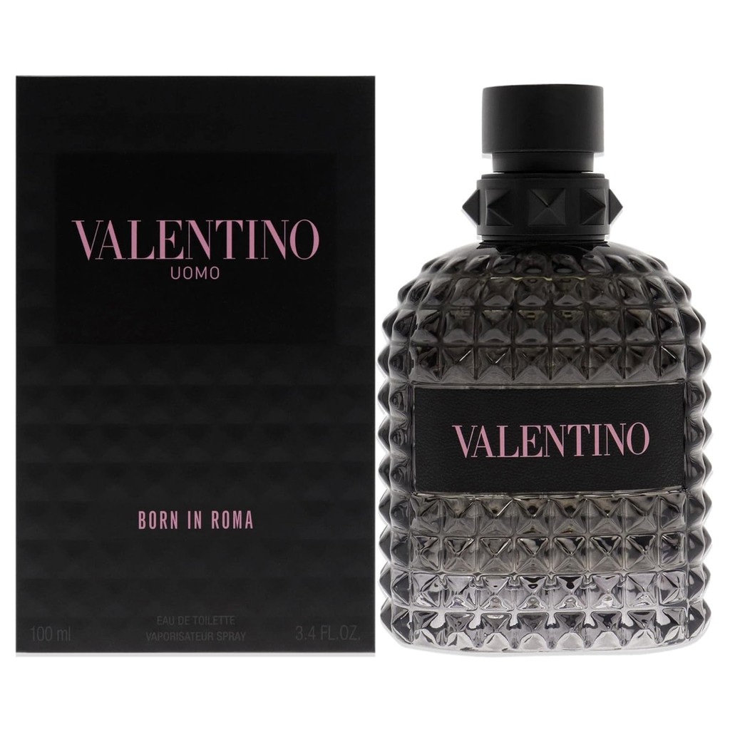 Valentino Uomo Born in Roma for Men สเปรย์ Eau de Toilette 3.4 ออนซ์