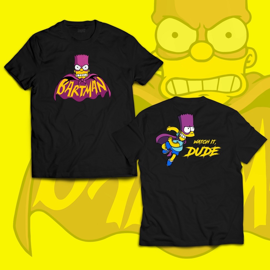 เสื้อยืด Bart Simpson ทำจากไมโครไฟเบอร์