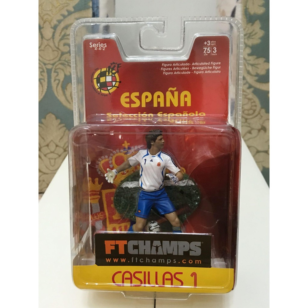 ทีมชาติสเปน FT CHAMPS ตุ๊กตาฟุตบอล รูปตุ๊กตา No. 1 อบเชย (10ซม.) ของขวัญ