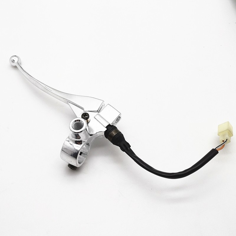 เหมาะสําหรับ Haojue สกู๊ตเตอร์รถจักรยานยนต์ Yudi HJ125T-10/10A/10C10F เบรคซ้ายมือจับกระจกประกอบ