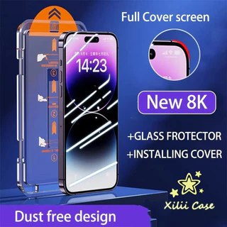 สำหรับ IPhone 11 17 AIR 15 16 14 13 12 Pro Max 16 15 7 8 14 Plus XS X XR SEตัวป้องกันหน้าจอความเป็นส่วนตัวของการติดตั้ง