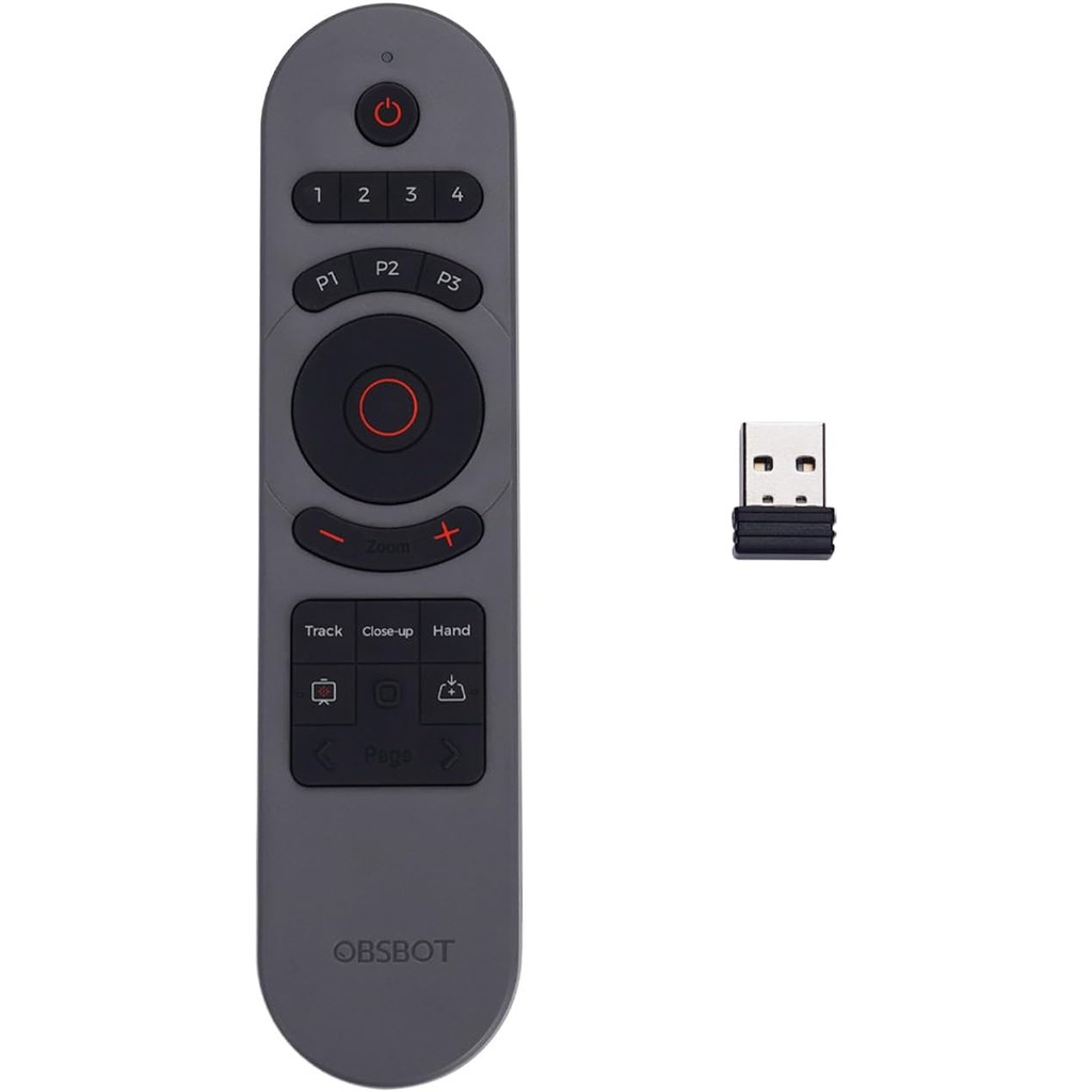 OBSBOT Tiny 2 รีโมทคอนโทรล, รีโมทอัจฉริยะสําหรับเว็บแคม Tiny 2/Tiny 4K/1080P, การเชื่อมต่อไร้สายผ่าน