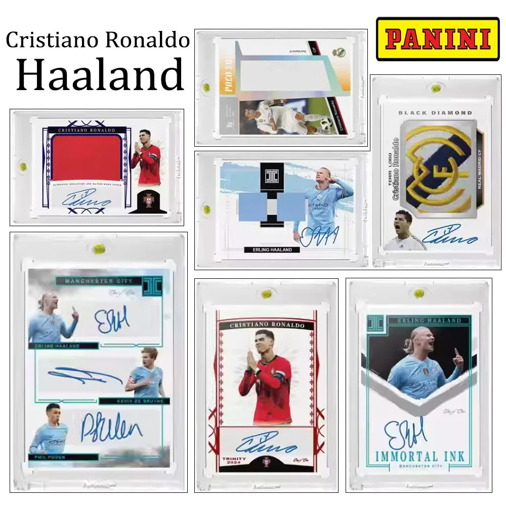 Panini Star Card Brick Diy Cristiano Ronaldo Erling Haaland Chelsea Boys Favorite Holiday Gift Colle