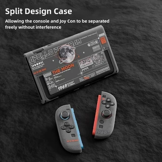 GeekShare Switch Moon Exploration Protective Dockable Case สําหรับ Nintendo Switch 2 [สต๊อกในพื้นที่] ดีไซน์บางพิเศษป้องกันรอยขีดข่วน