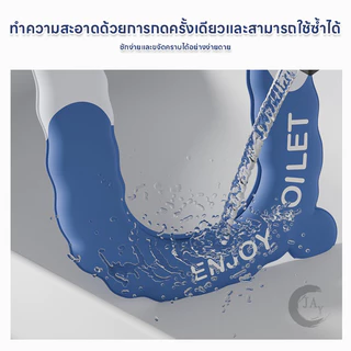 เบาะรองนั่งชักโครก ลายการ์ตูน กันน้ํา รูปตัว U แผ่นรองชักโครก EVAเช็ดทําความสะอาดได้ หนา