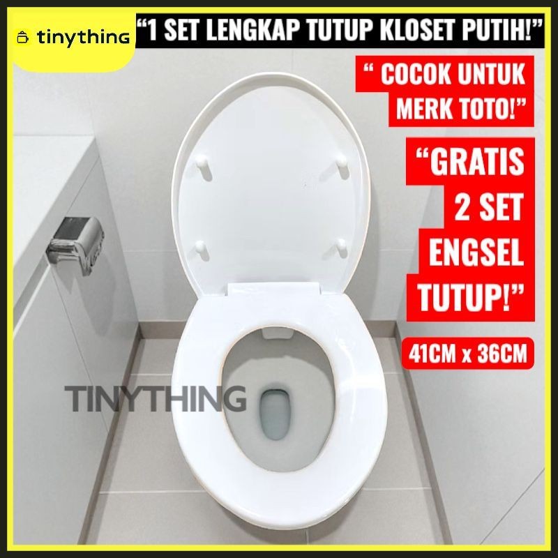 GERUSANBUPLAS Universal TOTO ฝาชักโครก / ฝารองนั่งชักโครก Toto