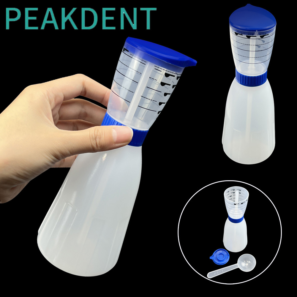 1Pcs Dental Alginate Mixing Cups Measuring Bottle Oral Impression Material Stirring Kettle Spoon Den