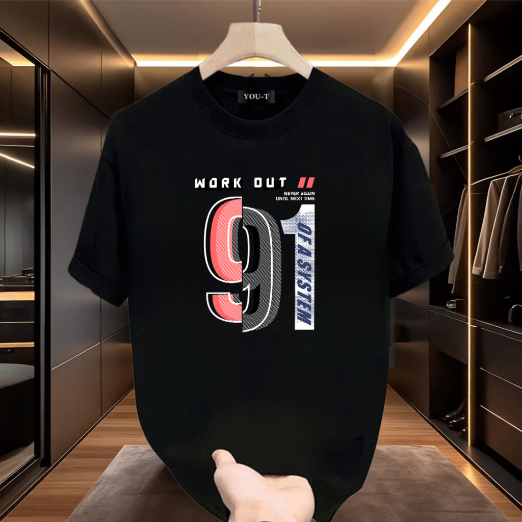 AP Stores   เสื้อยืดคอกลม พิมพ์ลายกราฟิกใหม่ ใส่สบาย ไม่หดตัวมีทั้งหมด5 สี ให้เลือกใส่ได้ ราคาสุดพิเศษ ส่งด่วน B0014
