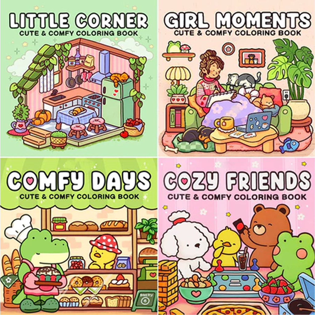 สมุดระบายสี หนังสือกราฟฟิตี้ หนังสือวาดภาพสำหรับเด็ก ลายเส้นอันวิจิตร สามารถทาสีได้ กระตุ้นความคิดสร้างสรรค์