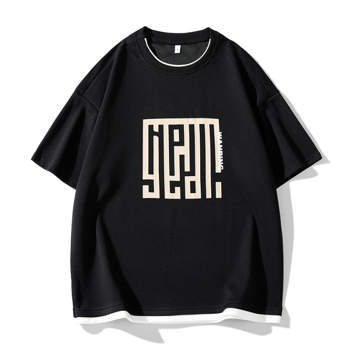 COD 2025 [Price Control 39.9] M-XL Short Sleeve T-Shirt for Men, Ins Trendy Brand, Versatile Plus Si