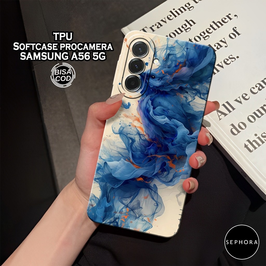 HP เคส Samsung A56 5G ล่าสุด - เคสแฟชั่นนามธรรม - เคส Samsung A56 5G Softcase - เคสกล้อง Pro - เคส S