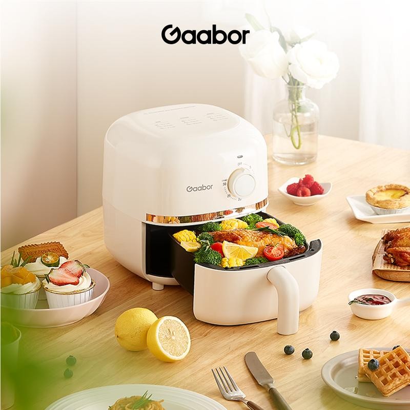 [Live] Gaabor 2 ลิตร หม้อทอดไร้น้ำมัน 900W ดีไซน์มินิมอล อเนกประสงค์ อบลมร้อน ระบบตัดไฟฟ้าอัตโนมัติ 