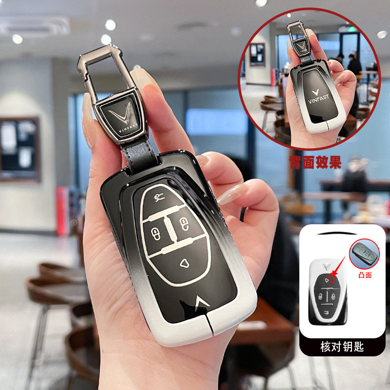 กรณีกุญแจรถ Vinfast VF89E34 2022-2023 Vinfast VF6S VF6 Plus VF7 VF8 VF9 VF6VF7VF8VF9 2024-2025 กรณีก
