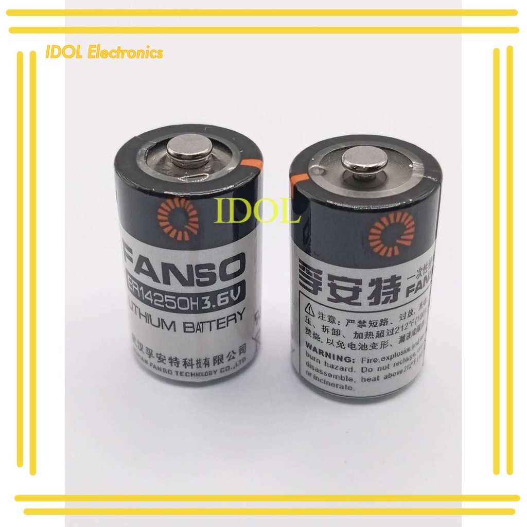 Fu Ante ER14250H 3.6V แบตเตอรี่ลิเธียม 1/2AA แบตเตอรี่เครื่องมือ ER14250 KTS LS14250 พร้อมส่งจากไทย🇨
