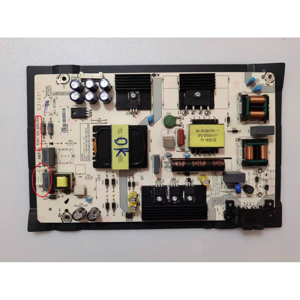 Haixin LED49/50EC500U/LED43M5000U/R บอร์ดจ่ายไฟทีวี RSAG7.820.6666/ROH